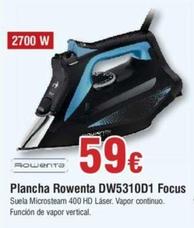 Oferta de Rowenta - Plancha DW5310D1 Focus por 59€ en Froiz