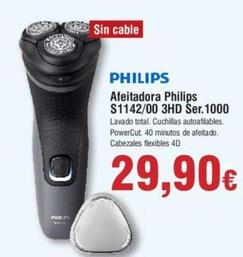 Oferta de Philips - Afeitadora S1142/00 3hd Ser. 1000 por 29,9€ en Froiz