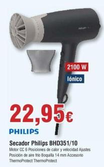 Oferta de Philips - Secador BHD351/10 por 22,95€ en Froiz