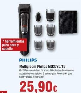 Oferta de Philips - Multigroom MG3720/15 por 25,9€ en Froiz