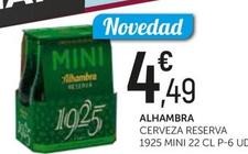 Oferta de Alhambra - Cerveza Reserva 1925 Mini por 4,49€ en Comerco Cash & Carry