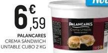 Oferta de Palancares - Crema Sandwich Untable Cubo por 6,59€ en Comerco Cash & Carry