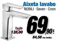 Oferta de Aixeta Lavabo Nobili por 69,9€ en Ferrolan