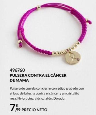 Oferta de Avon - 496760 Pulsera Contra El Cáncer De Mama por 7,99€ en AVON