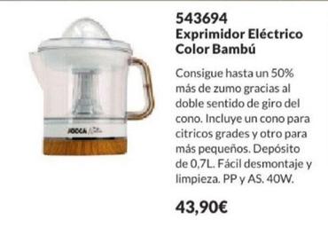 Oferta de Avon - Exprimidor Eléctrico Color Bambú por 43,9€ en AVON