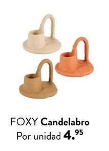 Oferta de Foxy - Candelabro por 4,95€ en Casa