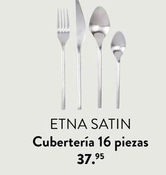 Oferta de Etna Satin - Cubertería 16 Piezas por 37,95€ en Casa