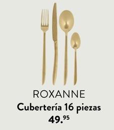 Oferta de Roxanne - Cubertería 16 Piezas por 49,95€ en Casa