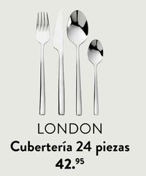 Oferta de London - Cubertería 24 Piezas por 42,95€ en Casa
