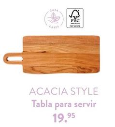 Oferta de Acacia Style Tabla Para Servir por 19,95€ en Casa