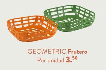 Oferta de Geometric Frutero por 3,5€ en Casa