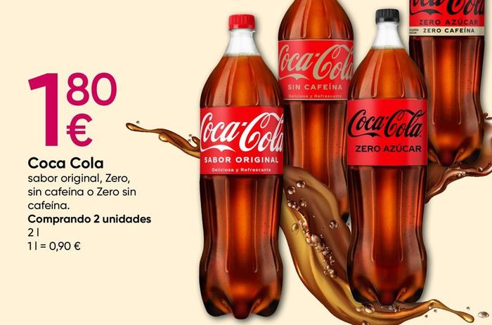 Oferta de Coca-Cola por 1,8€ en Pepco