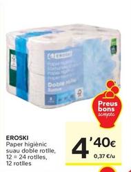 Oferta de Eroski - Paper Higienic Suau Doble Rotlle por 4,4€ en Caprabo