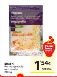 Oferta de Eroski - Formatge Ratilat Mozzarella por 1,54€ en Caprabo
