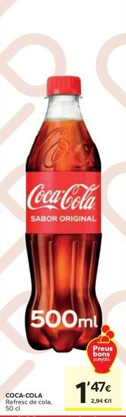Oferta de Coca-cola - Refresc De Cola por 1,47€ en Caprabo