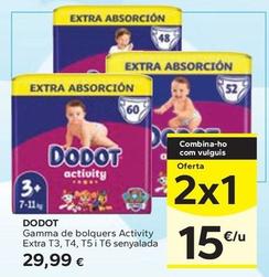 Oferta de Dodot - Gamma De Bolquers Activity Extra T3 por 29,99€ en Caprabo
