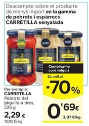 Oferta de Carretilla - Pebrots Del Piquillo A Tires por 2,29€ en Caprabo
