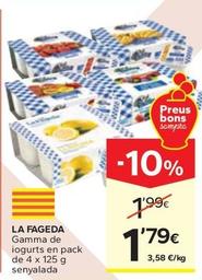 Oferta de La Fageda - Gamma De Iogurts En Pack por 1,79€ en Caprabo