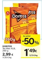 Oferta de Doritos - Tex Mex Xlb por 2,99€ en Caprabo