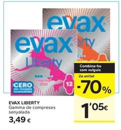 Oferta de Evax - Gamma De Compreses por 3,49€ en Caprabo
