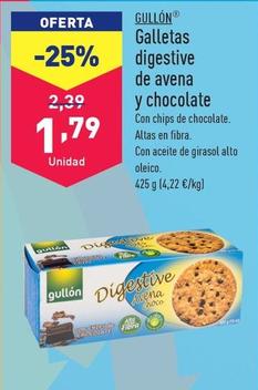 Oferta de Gullón - Galletas Digestive De Avena Y Chocolate por 1,79€ en ALDI