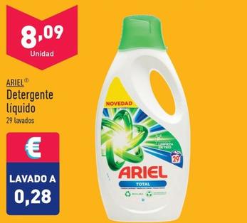Oferta de Ariel - Detergente Liquido por 8,09€ en ALDI