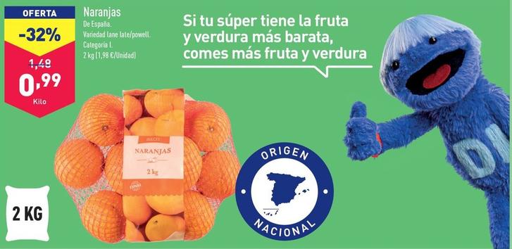 Oferta de Naranjas por 0,99€ en ALDI