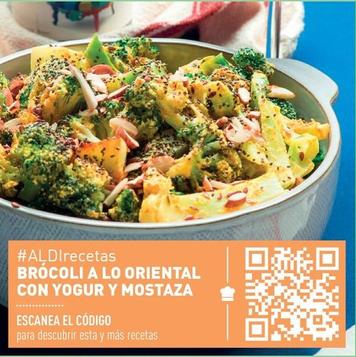 Oferta de Brócoli A Lo Oriental Con Yogur Y Mostaza en ALDI