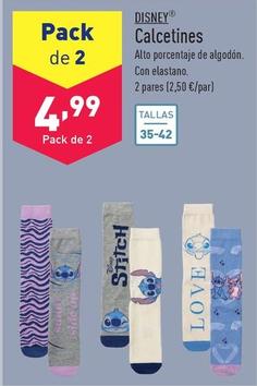 Oferta de Disney - Calcetines por 4,99€ en ALDI