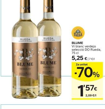Oferta de Blume - Vi Blanc Verdejo Seleccio Do Rueda por 5,25€ en Caprabo