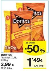Oferta de Doritos - Tex Mex por 2,99€ en Caprabo