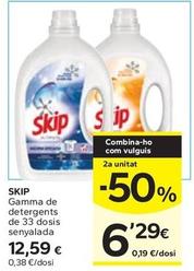 Oferta de Skip - Gamma De Detergents por 12,59€ en Caprabo