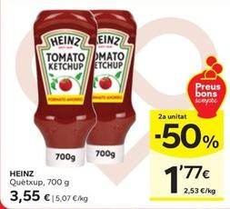 Oferta de Heinz - Ketchup por 3,55€ en Caprabo