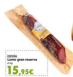 Oferta de Espina - Lomo Gran Reserva por 15,95€ en Hiper Usera