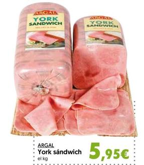 Oferta de Argal - York Sandwich por 5,95€ en Hiper Usera