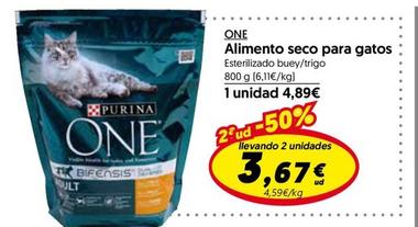 Oferta de Purina - Alimento Seco Para Gatos Esterilizado Buey/trigo por 4,89€ en Hiper Usera