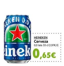 Oferta de Heineken - Cerveza por 0,65€ en Hiper Usera
