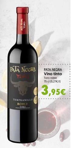 Oferta de Pata Negra - Vino Tinto por 3,95€ en Hiper Usera