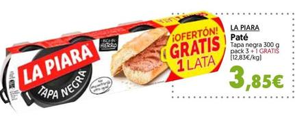 Oferta de La Piara - Paté por 3,85€ en Hiper Usera