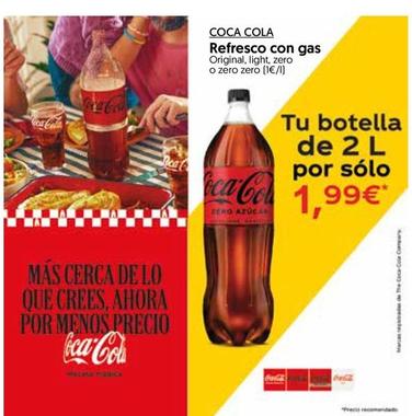 Oferta de Coca-cola - Refresco Con Gas por 1,99€ en Hiper Usera