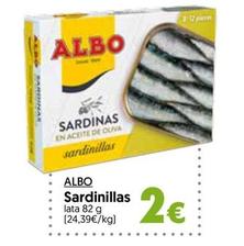 Oferta de Albo - Sardinas por 2€ en Hiper Usera