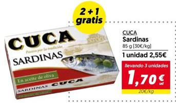 Oferta de Cuca - Sardinas por 2,55€ en Hiper Usera