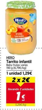 Oferta de Hero - Tarrito Infantil por 1,29€ en Hiper Usera