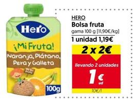 Oferta de Hero - Bolsa Fruta por 1,19€ en Hiper Usera