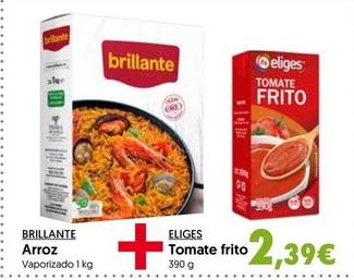 Oferta de Brillante - Arroz /Eliges - Tomate Frito por 2,39€ en Hiper Usera