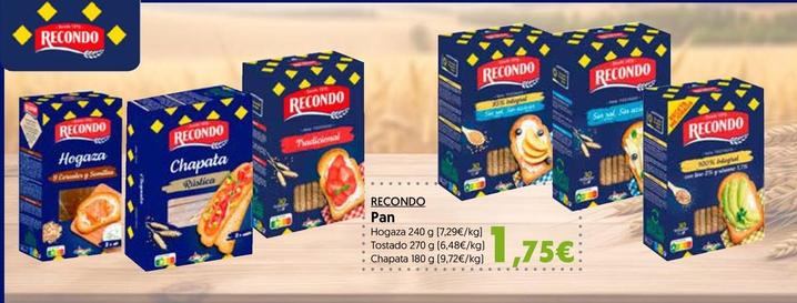 Oferta de Recondo - Pan por 1,75€ en Hiper Usera