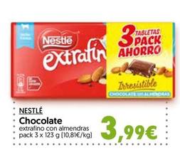Oferta de Nestlé - Chocolate por 3,99€ en Hiper Usera