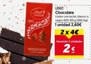 Oferta de Lindt - Chocolate por 2,6€ en Hiper Usera