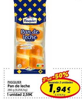 Oferta de Pasquier - Pan De Leche por 2,59€ en Hiper Usera