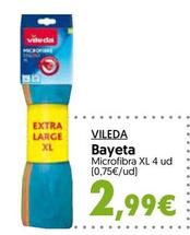 Oferta de Vileda - Bayeta  por 2,99€ en Hiper Usera